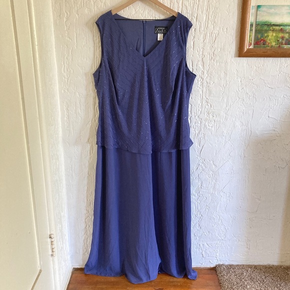 Alex Evenings Mother Of The Bride Dress Size 24 - Picture 1 of 7